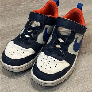Nike Kids Navy and Orange Sneakers